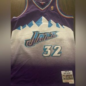 Karl Malone Utah Jazz Basketball Jersey